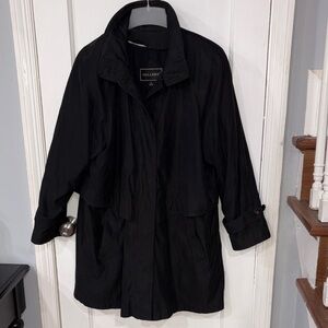 Gallery Women's Black Trench Coat